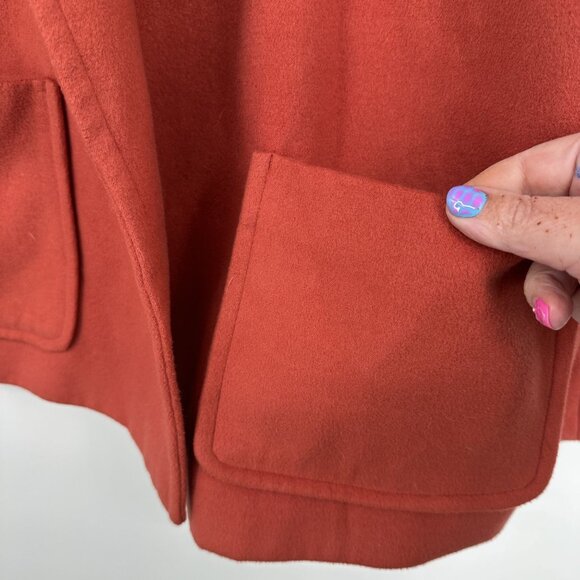 Chico's Women's Orange‎ Soft blazer size XL - Picture 4 of 7